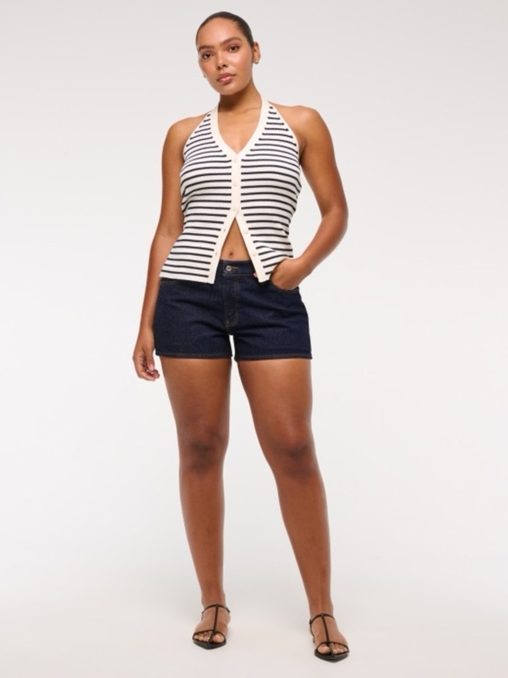Abercrombie & Fitch Curve Love Low Rise The Mini Short